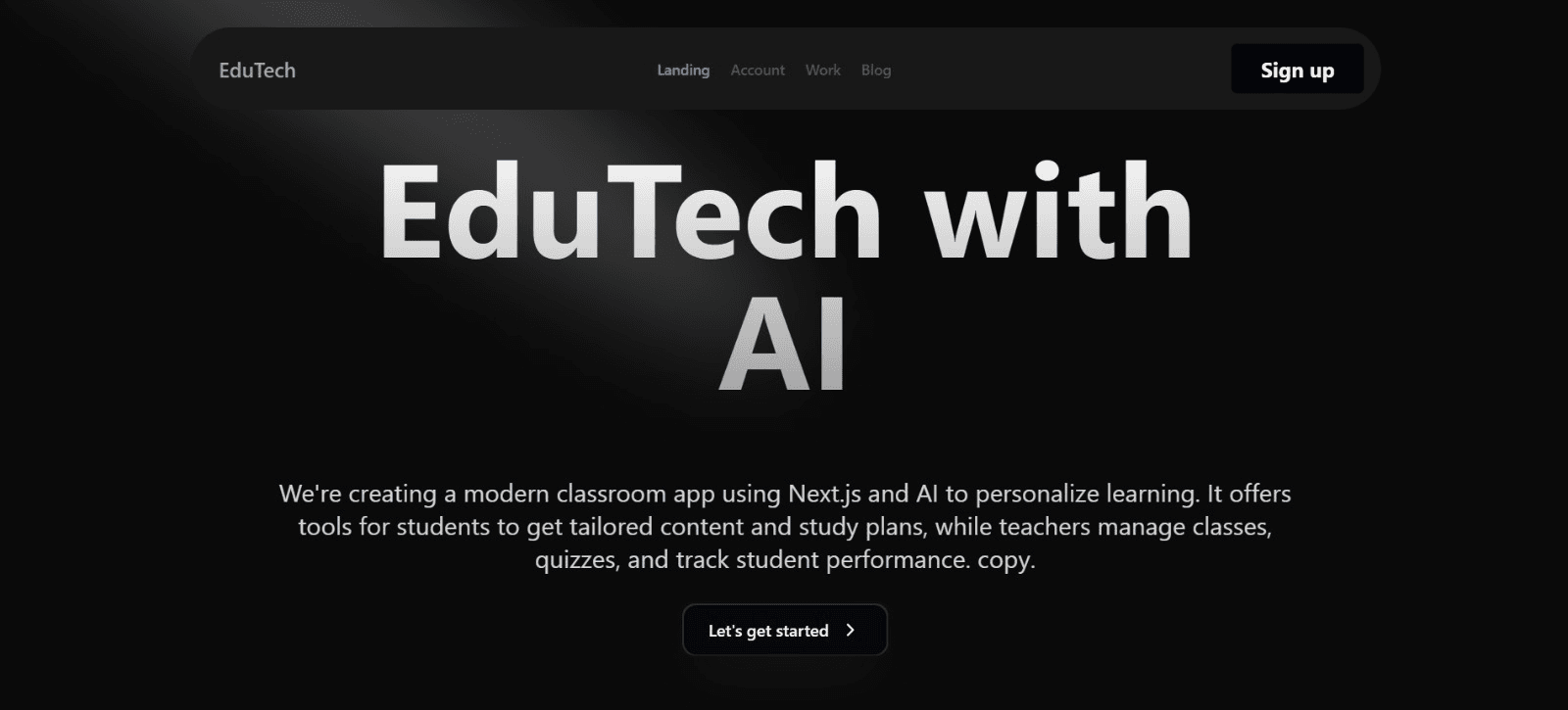 EduTech Website